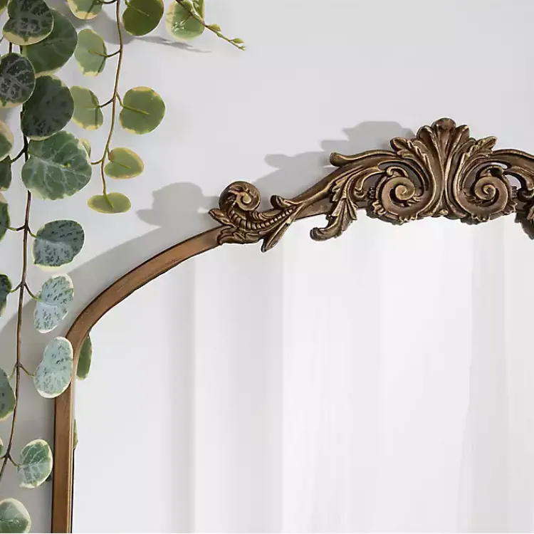 Kirklands Home Arendahl Arched Mirror, 24x36 in. Gold Outlet