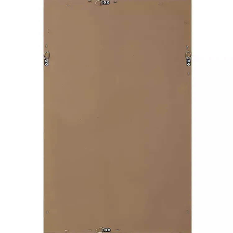 Kirklands Home Beaded Double Frame Beveled Wall Mirror Gold Outlet