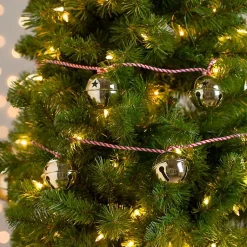 Christmas Tree Decorations>Kirklands Home Bell Peppermint Tree Garland Gold