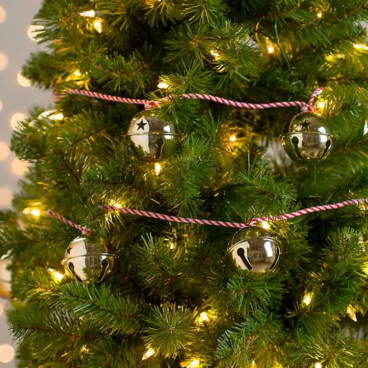 Christmas Tree Decorations>Kirklands Home Bell Peppermint Tree Garland Gold