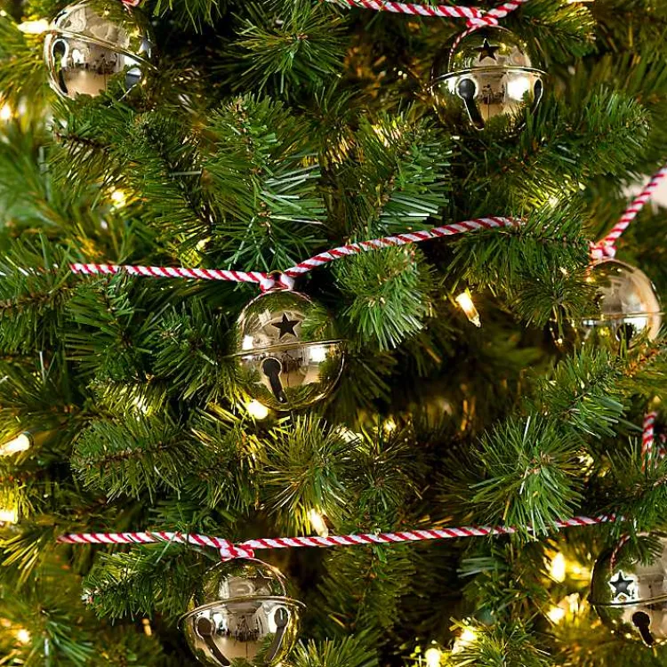 Christmas Tree Decorations>Kirklands Home Bell Peppermint Tree Garland Gold