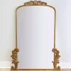 Kirklands Home Gold Bordeaux Ornate Leaner Mirror, 46x63 in.