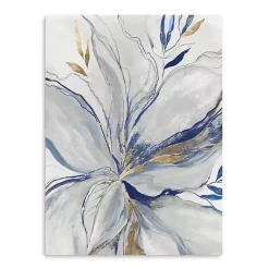 Kirklands Home Gold Charcoal Bloom Canvas Art Print, 30x40 in. Online