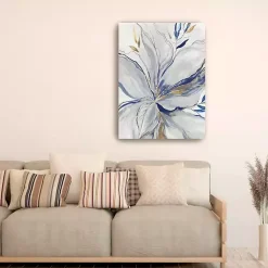 Kirklands Home Gold Charcoal Bloom Canvas Art Print, 30x40 in. Online