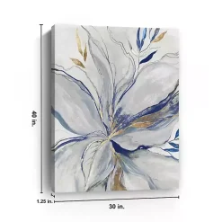 Kirklands Home Gold Charcoal Bloom Canvas Art Print, 30x40 in. Online