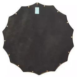 Kirklands Home Gold Curved Sunburst Wall Mirror Outlet