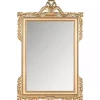 Kirklands Home Gold Decorative Scrolls Ornate Wall Mirror
