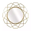 Kirklands Home Gold Geometric Frame Wall Mirror Discount