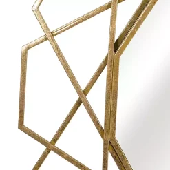 Kirklands Home Gold Geometric Frame Wall Mirror Discount