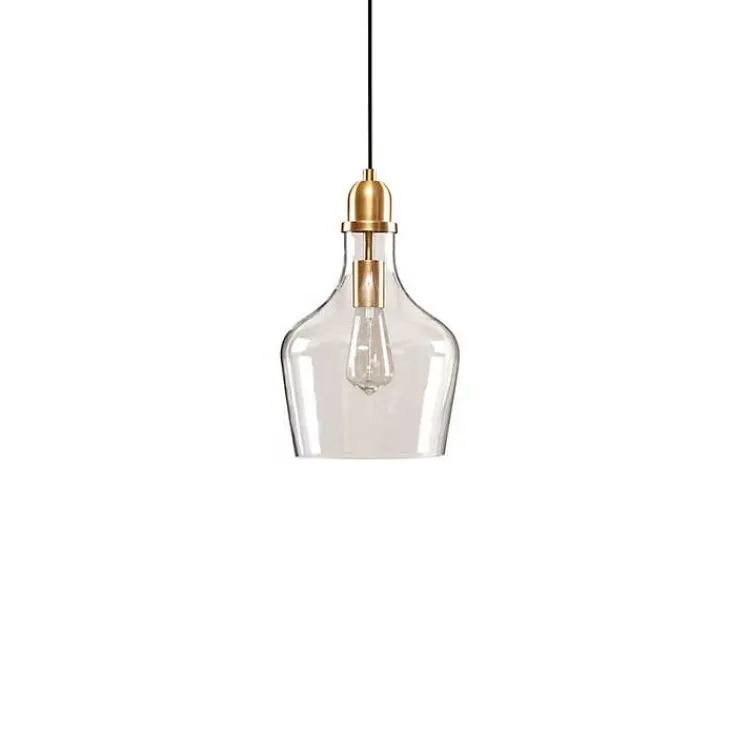 Kirklands Home Glass Avalon Pendant Light Gold Online
