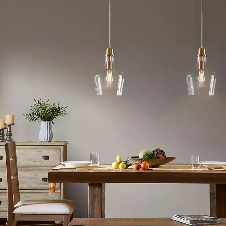Kirklands Home Glass Avalon Pendant Light Gold Online