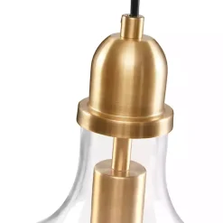 Kirklands Home Glass Avalon Pendant Light Gold Online