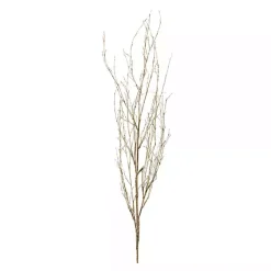 Christmas Arrangements & Garland>Kirklands Home Glitter Branch Stems, Set of 6 Gold