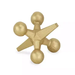Statues & Figurines>Kirklands Home Iron Jack Sculpture, 4 in. Gold