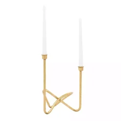 Candle Holders>Kirklands Home Iron Taper Candle Holder Gold