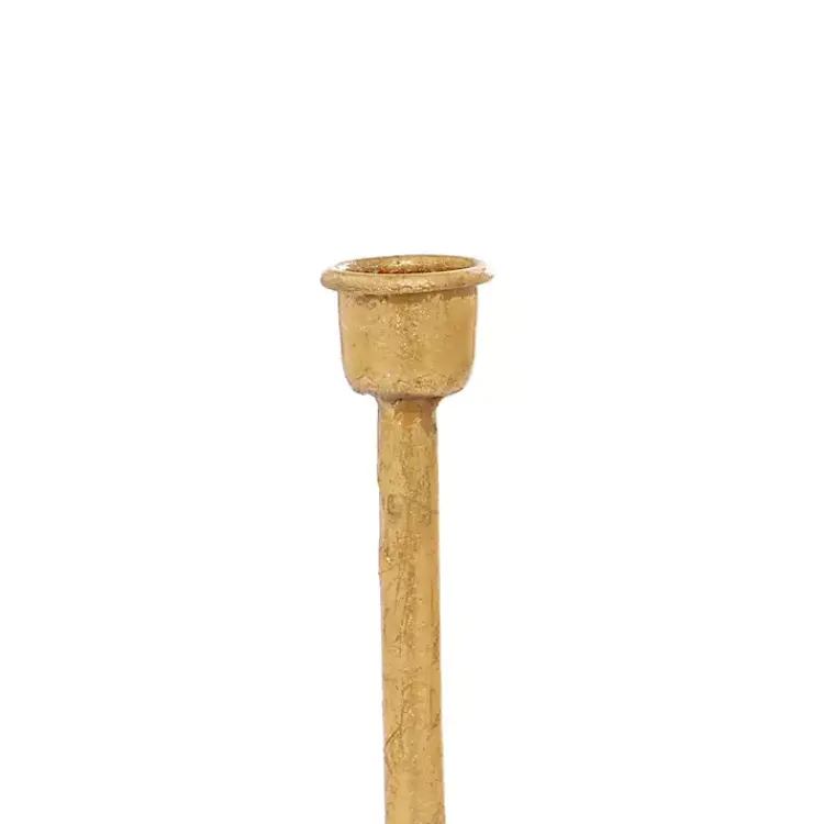 Candle Holders>Kirklands Home Iron Taper Candle Holder Gold