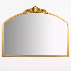 Kirklands Home Gold Lana Half Arch Ornate Wall Mirror Hot