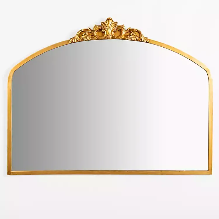 Kirklands Home Gold Lana Half Arch Ornate Wall Mirror Hot
