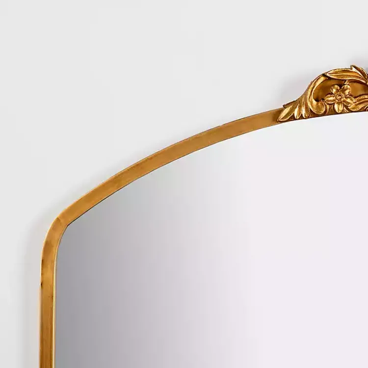 Kirklands Home Gold Lana Half Arch Ornate Wall Mirror Hot