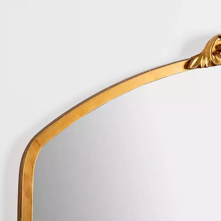 Kirklands Home Gold Lana Half Arch Ornate Wall Mirror Hot