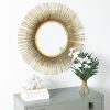 Kirklands Home Gold Layered Burst Frame Round Wall Mirror Sale