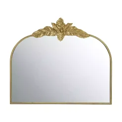 Kirklands Home Gold Leaves Arched Wall Mirror, 40x35 in. Outlet
