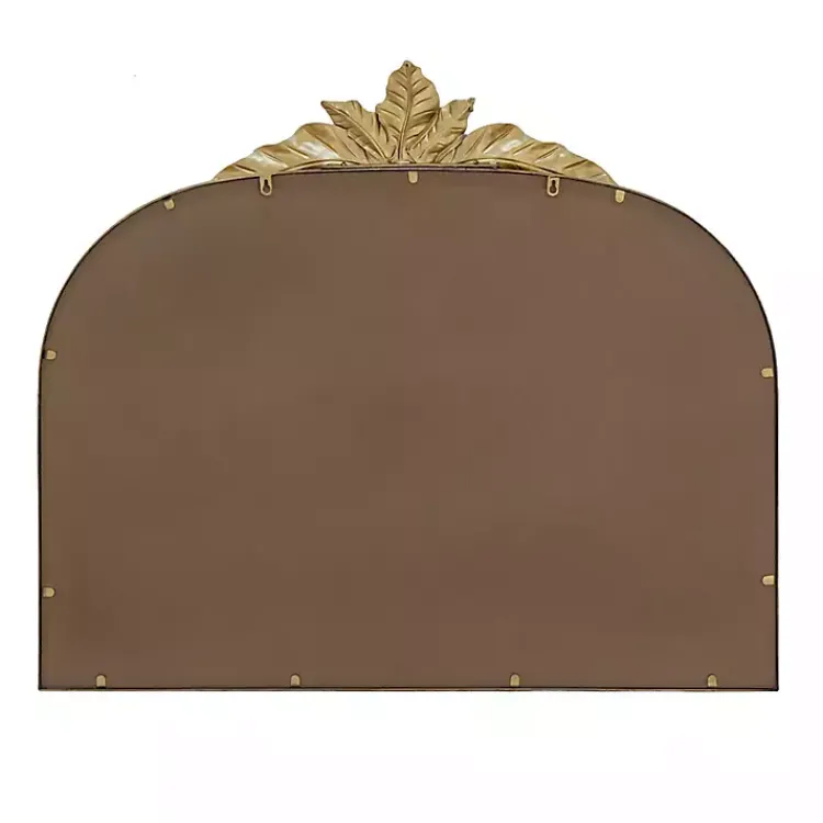 Kirklands Home Gold Leaves Arched Wall Mirror, 40x35 in. Outlet
