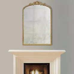 Kirklands Home Gold Lilbeth Baroque Beaded Wall Mirror Discount