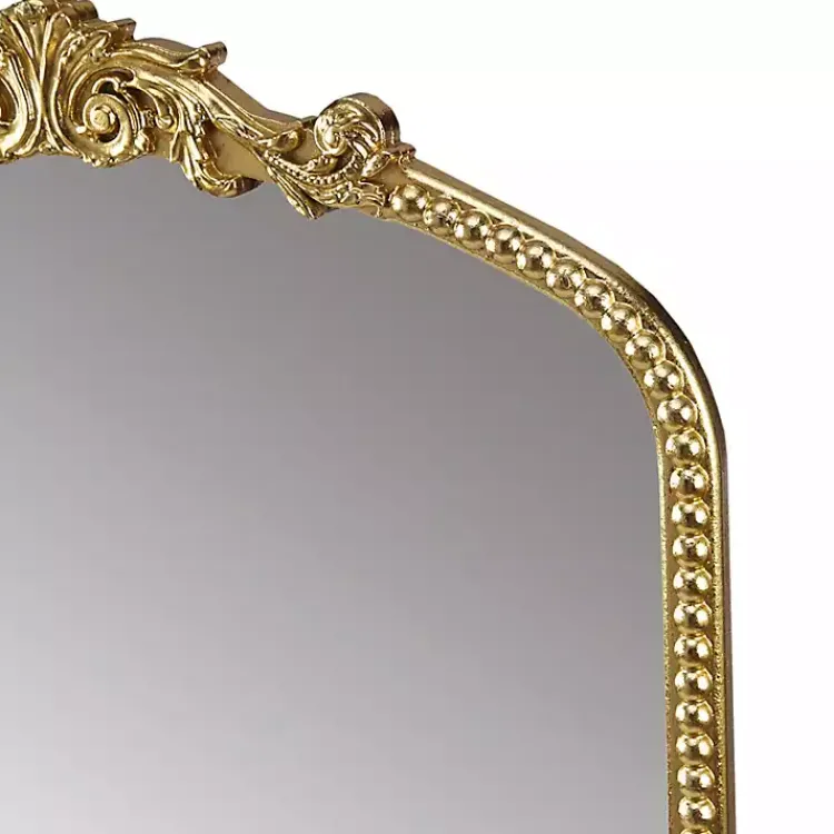 Kirklands Home Gold Lilbeth Baroque Beaded Wall Mirror Discount