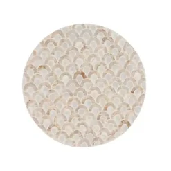 Kirklands Home Gold Metal and Capiz Shell Top Accent Table Online
