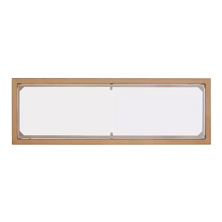 Kirklands Home Metal and Tempered Glass Console Table Gold