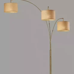 Kirklands Home Metal 3-Arm Arched Floor Lamp Gold Hot