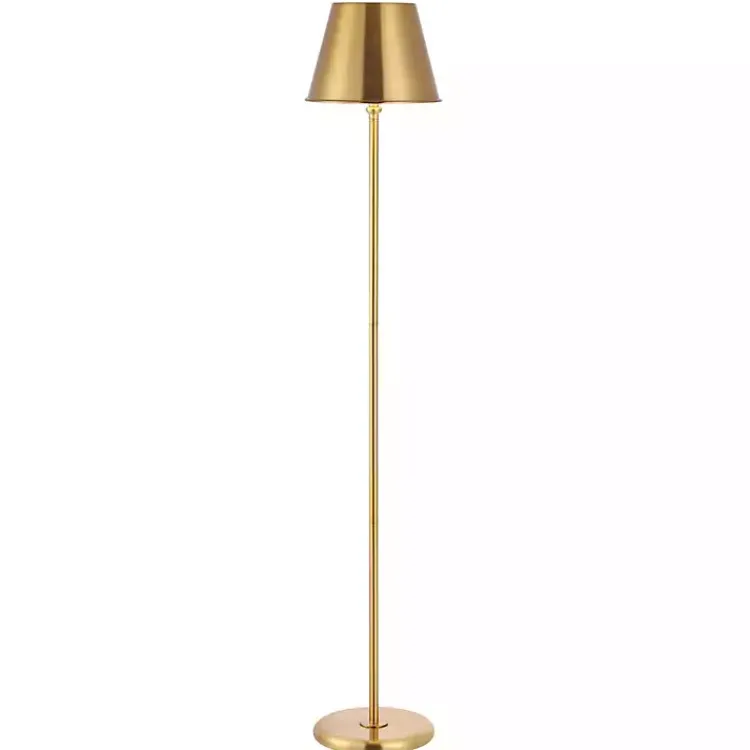 Kirklands Home Metal Asher Floor Lamp Gold Discount
