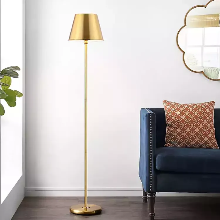 Kirklands Home Metal Asher Floor Lamp Gold Discount