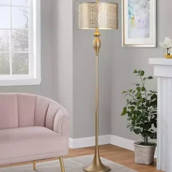 Kirklands Home Metal Ashland Floor Lamp Gold Online