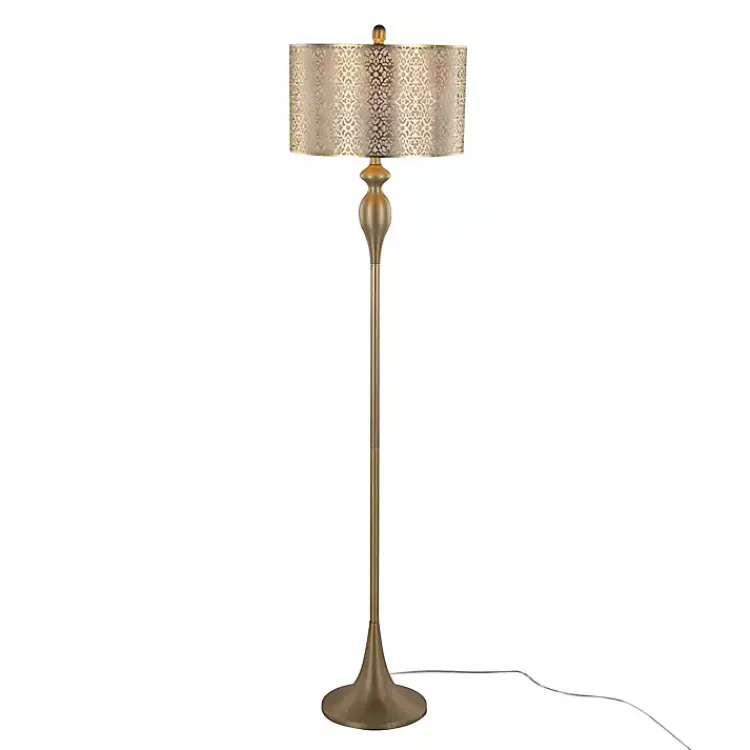 Kirklands Home Metal Ashland Floor Lamp Gold Online