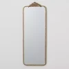 Kirklands Home Gold Metal Beaded Frame Vintage Wall Mirror Discount