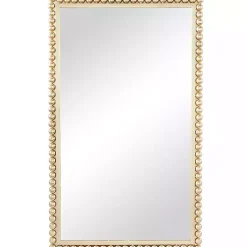 Kirklands Home Gold Metal Beaded Frame Wall Mirror