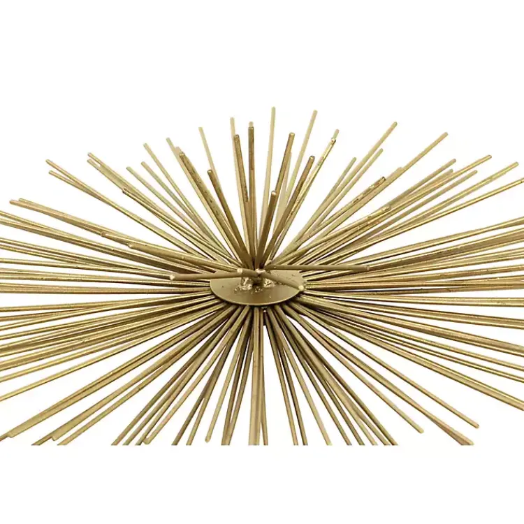 Kirklands Home Metal Disc Starburst Wall Plaques, Set of 3 Gold Best