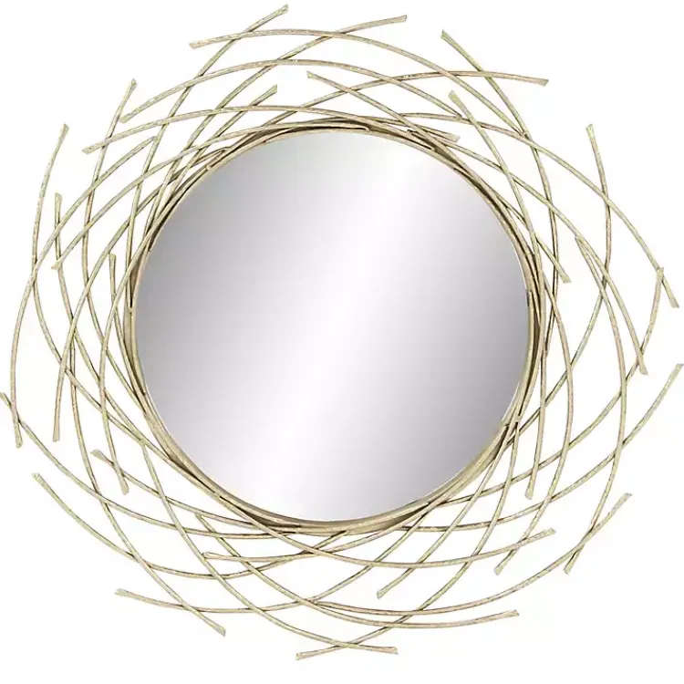 Kirklands Home Gold Metal Glam Layered Mirror Online