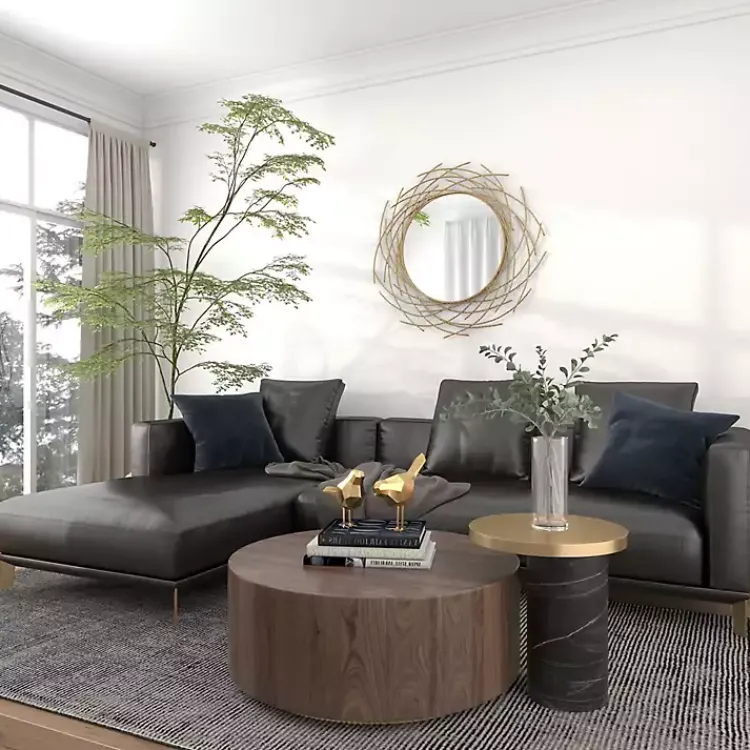 Kirklands Home Gold Metal Glam Layered Mirror Online