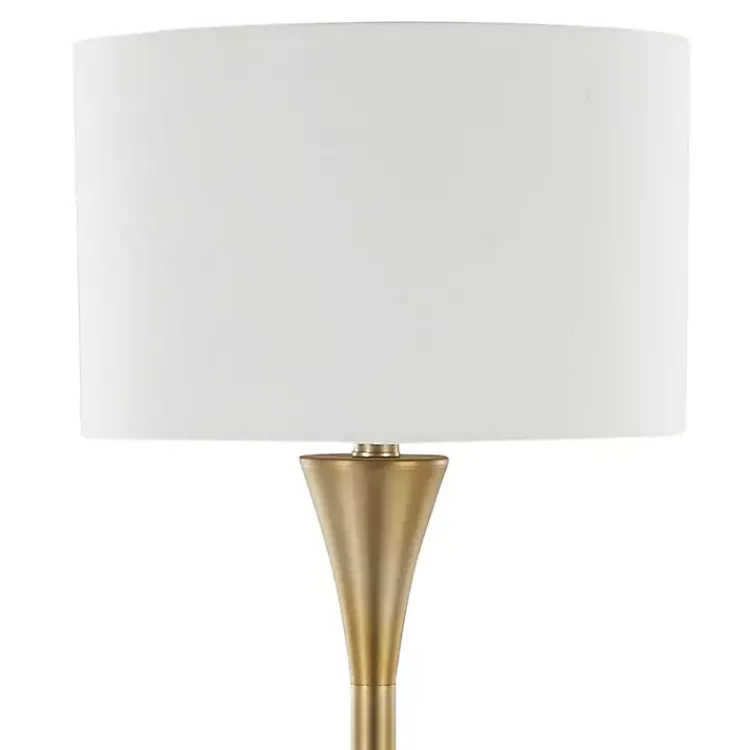 Kirklands Home Metal Hourglass Floor Lamp Gold Best