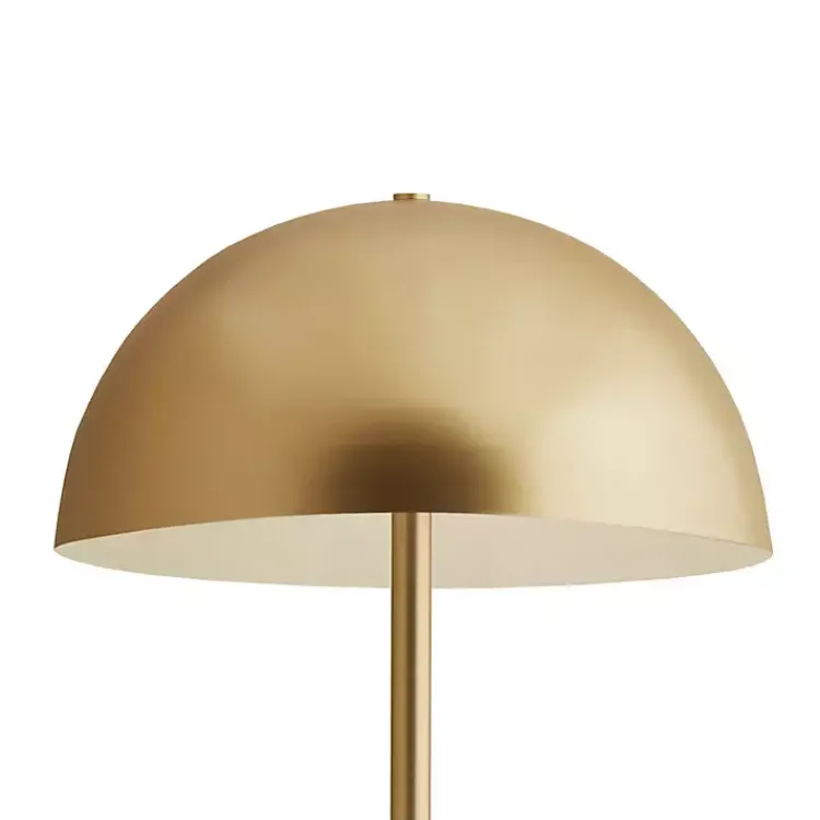 Kirklands Home Metal 2-Light Dome Table Lamp Gold