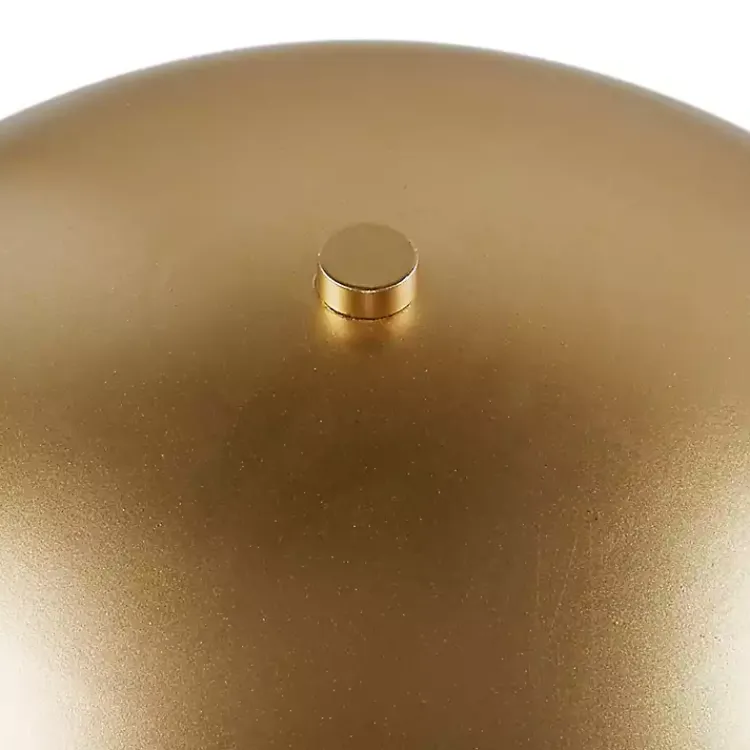 Kirklands Home Metal 2-Light Dome Table Lamp Gold