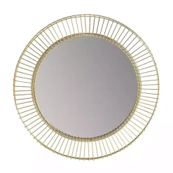 Kirklands Home Gold Metal Sunbeam Wall Mirror Outlet