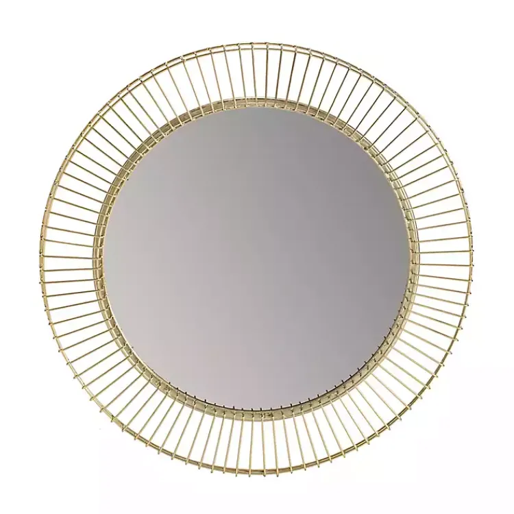 Kirklands Home Gold Metal Sunbeam Wall Mirror Outlet