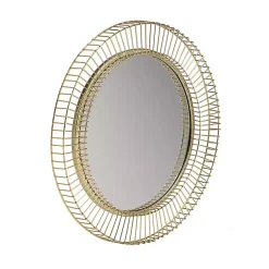Kirklands Home Gold Metal Sunbeam Wall Mirror Outlet