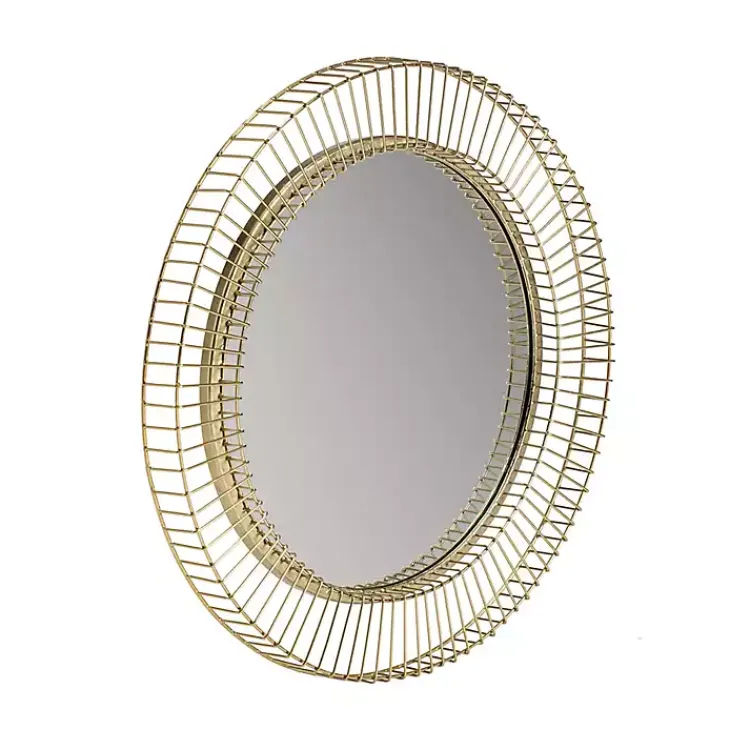 Kirklands Home Gold Metal Sunbeam Wall Mirror Outlet