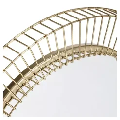 Kirklands Home Gold Metal Sunbeam Wall Mirror Outlet
