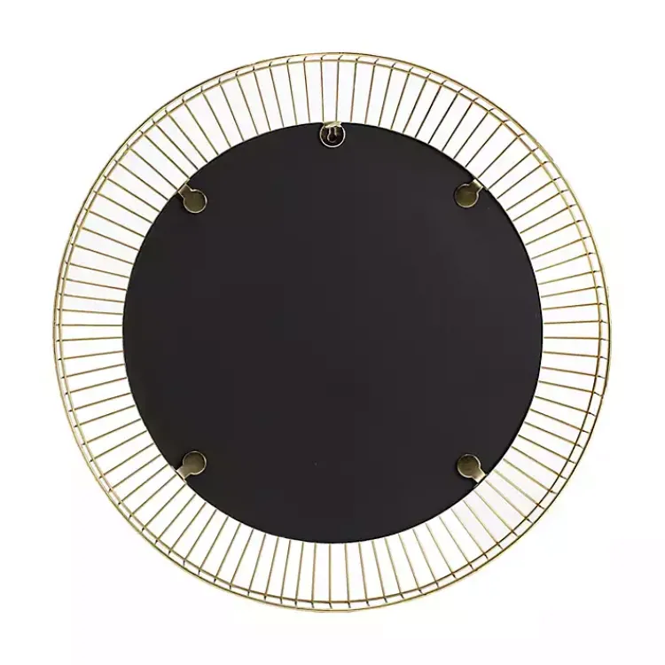 Kirklands Home Gold Metal Sunbeam Wall Mirror Outlet